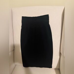 Wilfred Black Pencil Skirt High Waist Knee-Length